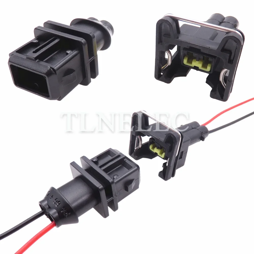 2 Pin cara nozel otomatis koil pengapian kabel konektor mobil Sensor suhu air soket tersegel 106462-1 368354-1