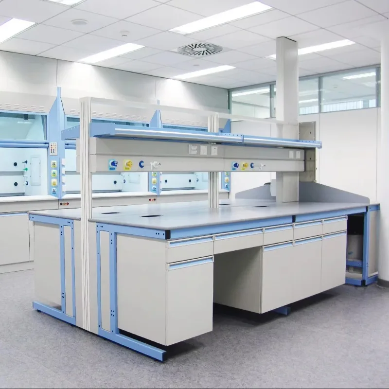 

Top Quality Lab Furniture Island/Wall Lab Workbench Option Countertop