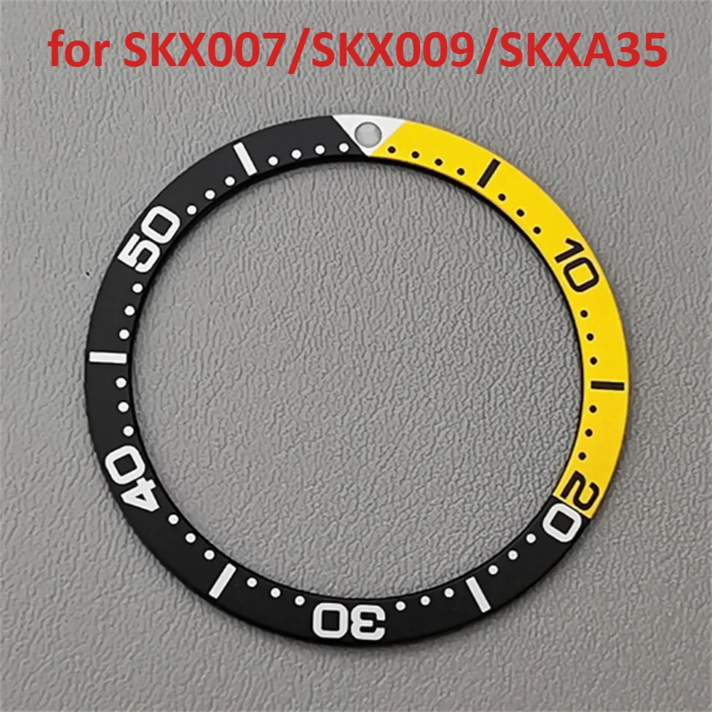 

38mm SKX007 Watch Bezel for SKX007/SKX009/SKXA35 Aluminum Chronograph Ring Patch Modified Watches Parts