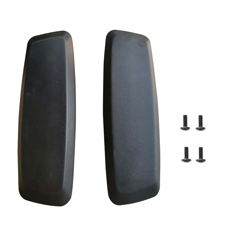 2pcs/Set Chair Armrest Pads Office Chair Parts Arm Pad Armrest Replacement with 4pcs Screws Repair Chair Arm Rest