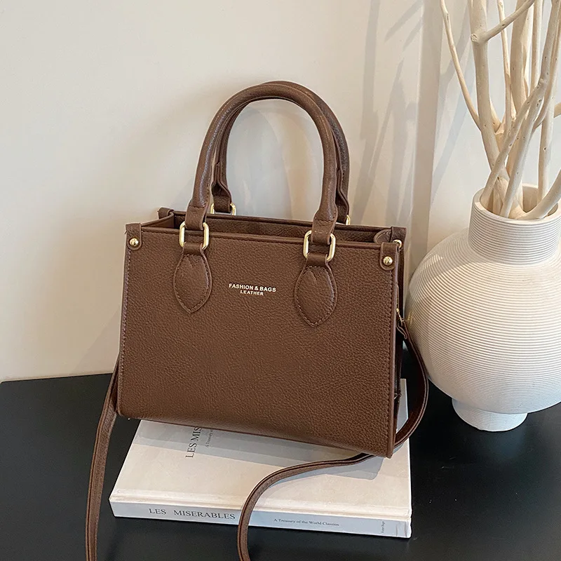 حقيبة كروس لوكس 2025، محفظة كتف واسعة للنساء، حقيبة بمقبض علوي بسيط، حقيبة جمالية ليلاً ونهارًا، محكم #1