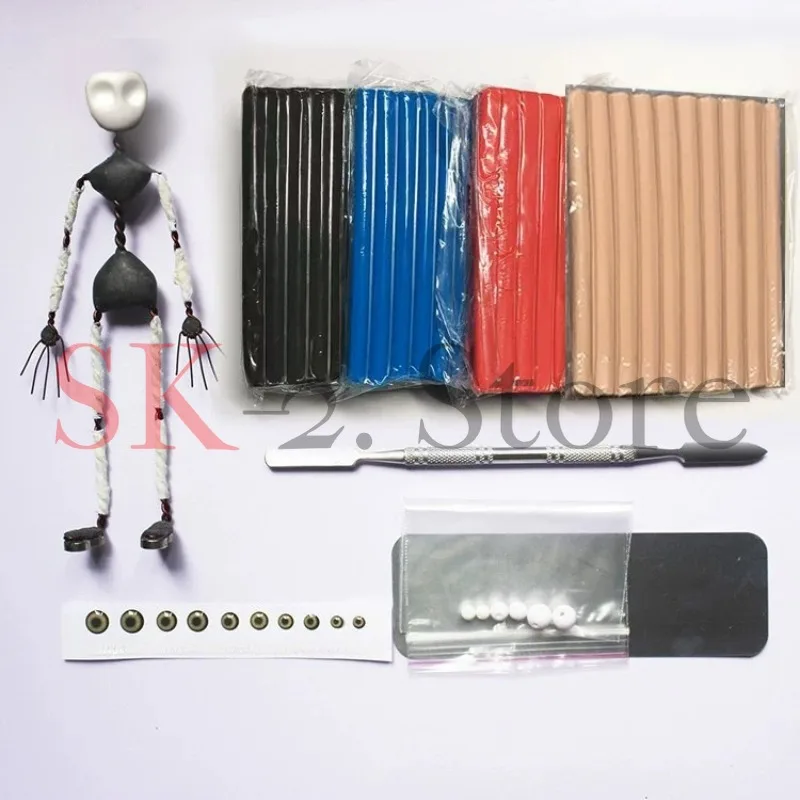 Stop-motion Animation Clay Puppet Material Kit, ADM Clay Animation Shooting, DIY Puppet Making