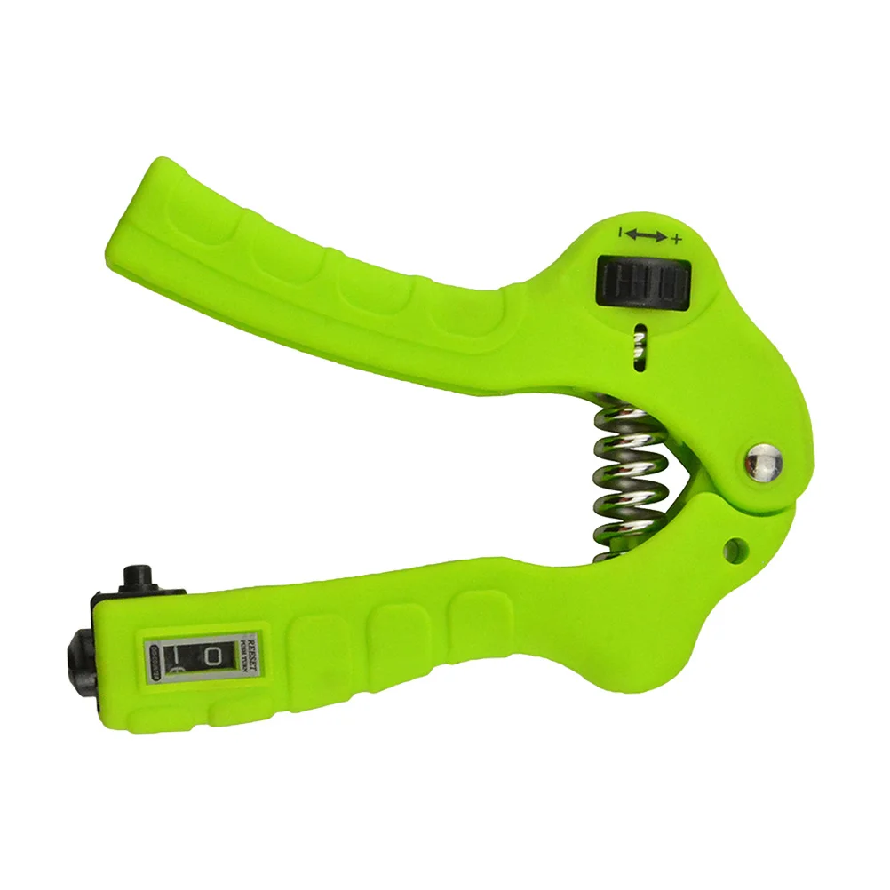

Adjustable Finger Gripper Mechanical Counter High Strength Alloy Spring for Fitness Hand Strength Gym Muscle Recovery Plastic