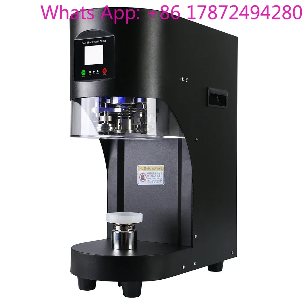 Full Automatic Plastic PET Beverage Bottle Jar Beer Tin Cup Pop Can Sealer Seamer Canning Can Sealing Machine