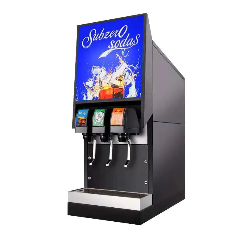 

Small Desktop Carbonated Cold Drink Dispenser, A Variety of Valves To Choose From, Light Box Color Film Support Customization