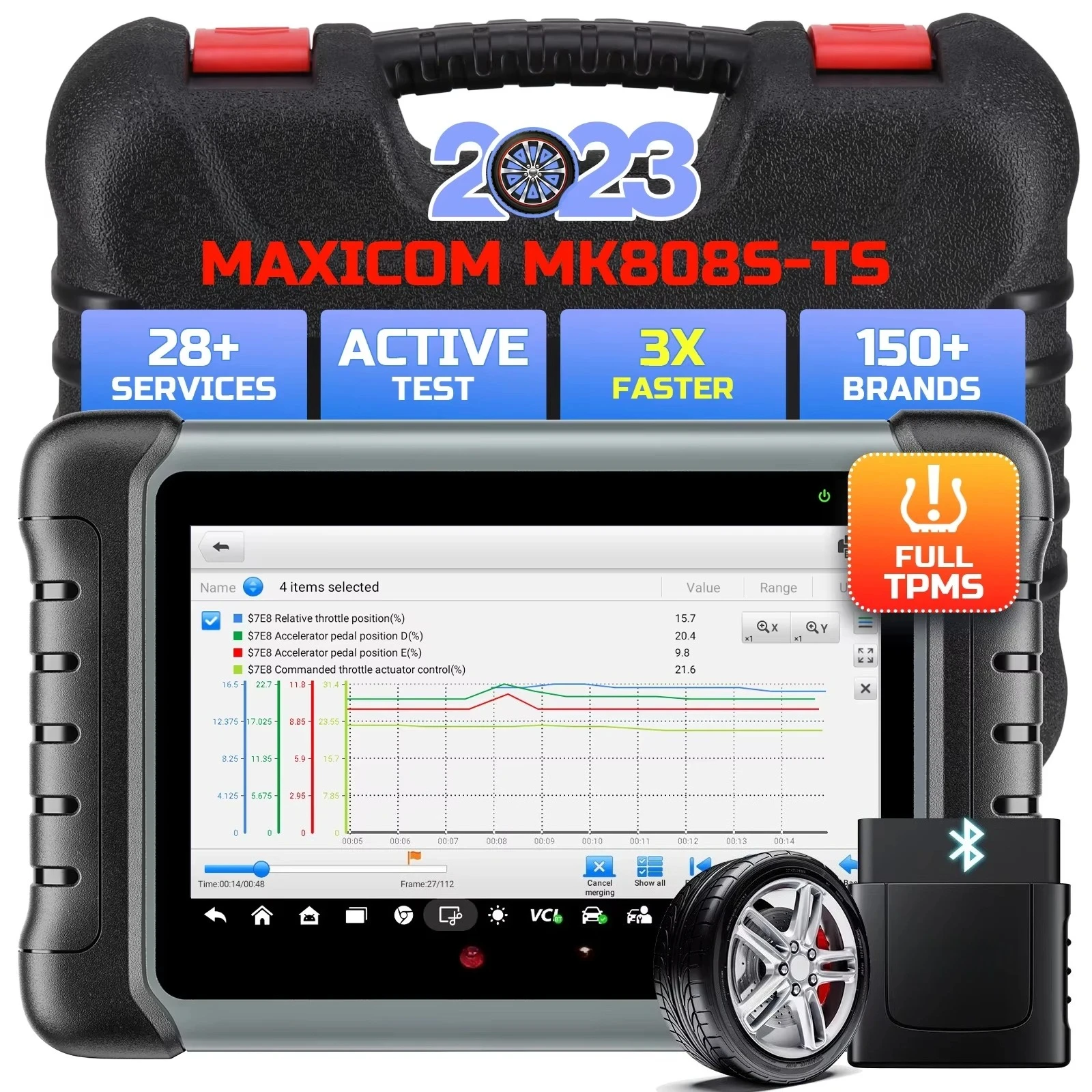 autel Maxicom Mk808ts Mk808s-t - огляд і ціна Autel Maxicom Mk808