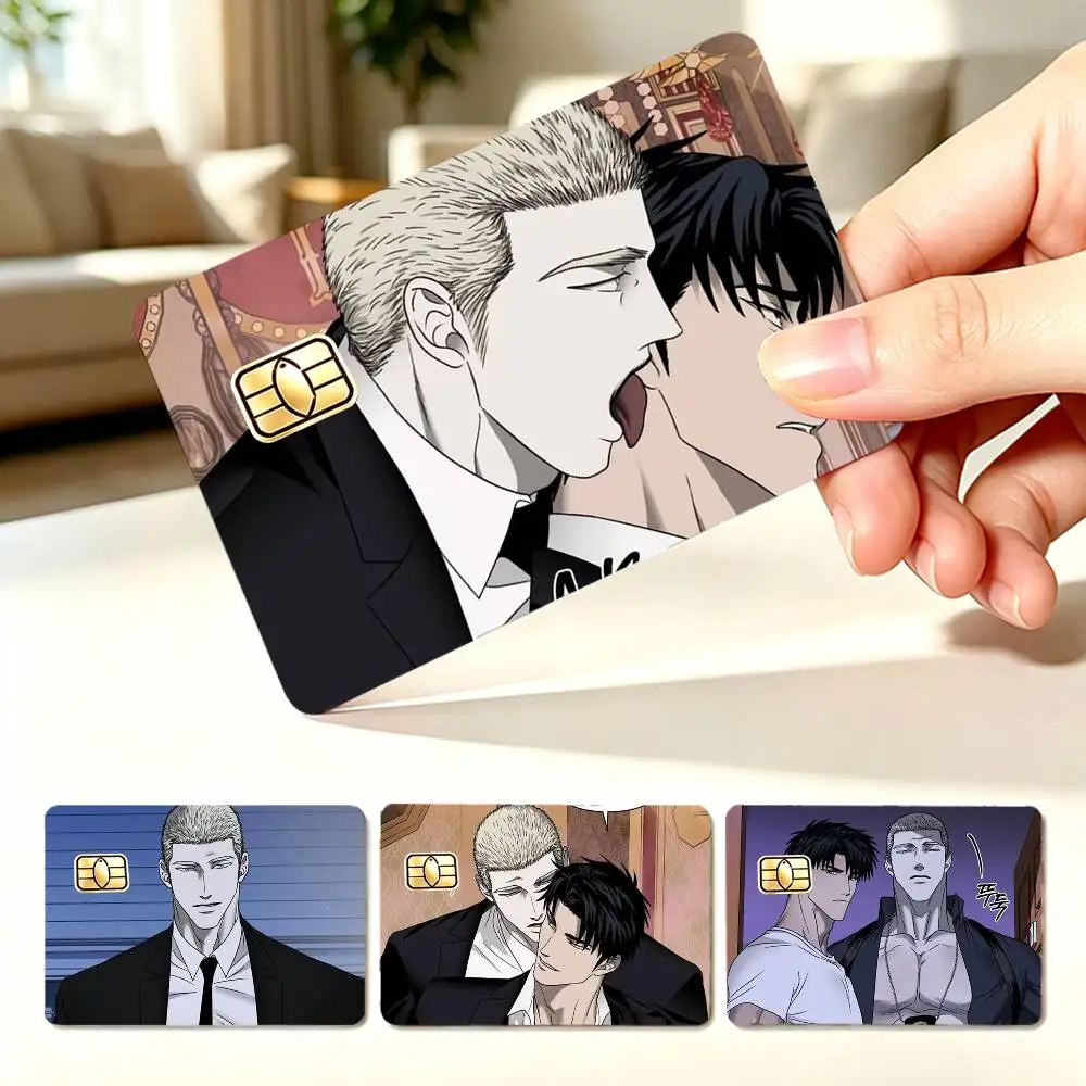 BL S-Shutline Jake Shin  4pcs 1Set Card Stickers Small Waterproof Chip 4PCS Card Sticker Anti-Scratch
