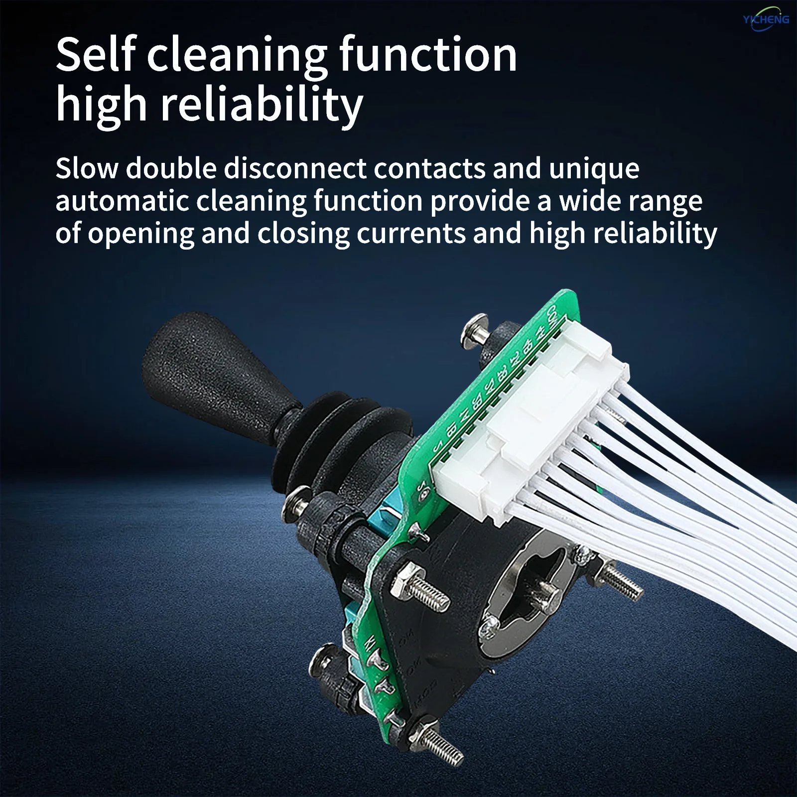 1Pcs Joystick Switch Controllers 4 Position 4NO and 4NC contact  Momentary Type 150/250/600V 5/10/15 A 22mm Panel Mount