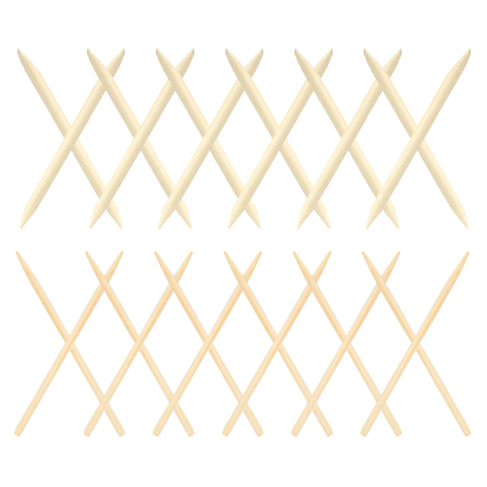 200Pcs Scratch Painting Wooden Sticks Smooth Safe Wood Art Pens for Kids DIY Creativity Fun Scratch Off Activity Tools