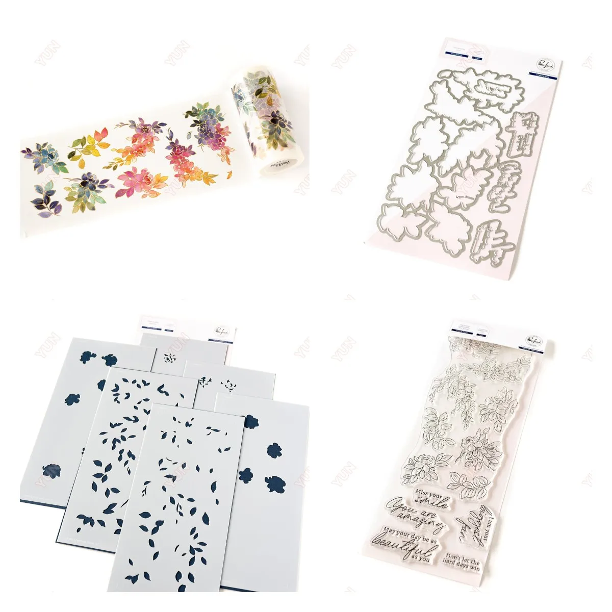 

Vines & Roses Metal Cutting Dies and Stamps DIY Scrapbooking Stencil Paper Handmade Stamp Greeting Card Photo Album Embossing