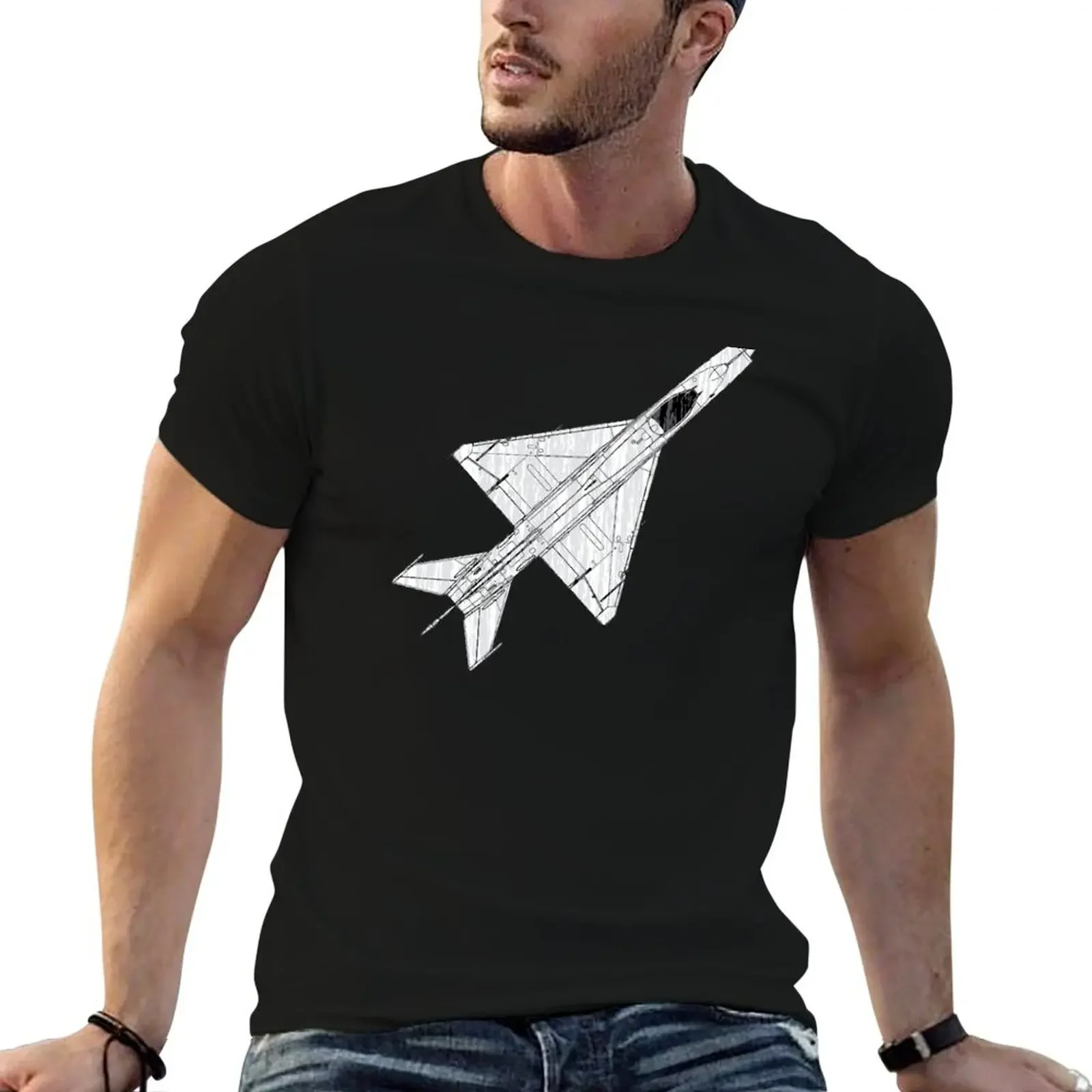 MIG 21 Fighter Aircraft T-Shirt Short sleeve tee graphic tee shirt new edition big and tall t shirts for men