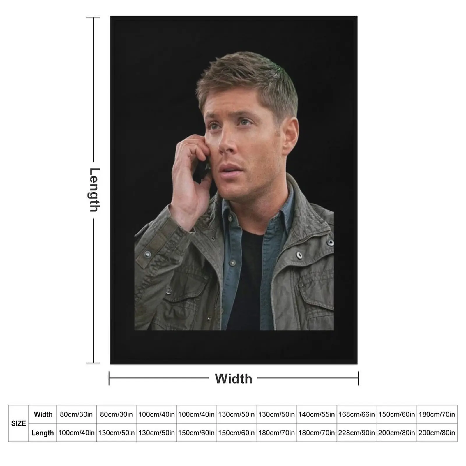 Dean Winchester Candid Throw Blanket Warm sofa bed Polar Luxury Designer Sofa Throw Decorative Sofas Blankets