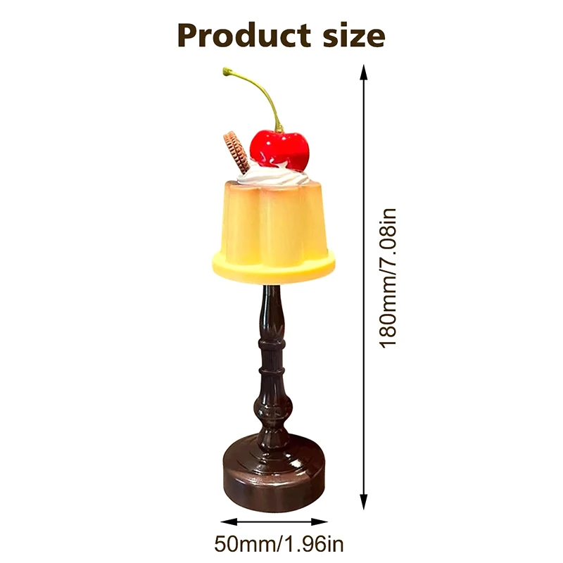 1 قطعة ضوء النوم السرير مناسبة للهدايا الرجعية بودنغ ليلة ضوء غرفة نوم LED جو مصباح سطح المكتب الديكور