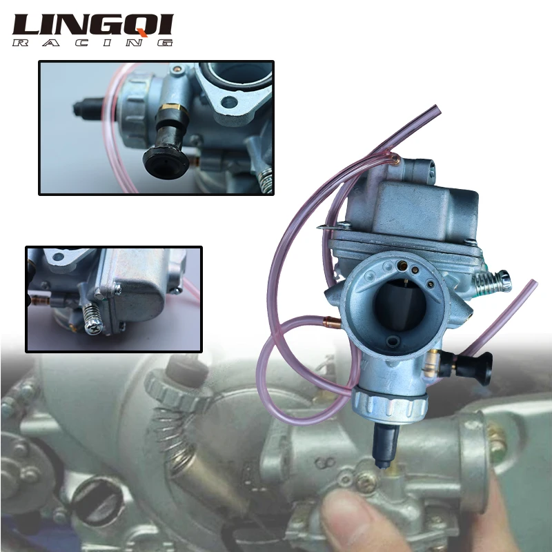 LINGQI RACING Aluminum Accessories 33mm Carburetor Engine Assembly For Pit Dirt Bike Off Road Racing ATV Scooter Spare Parts