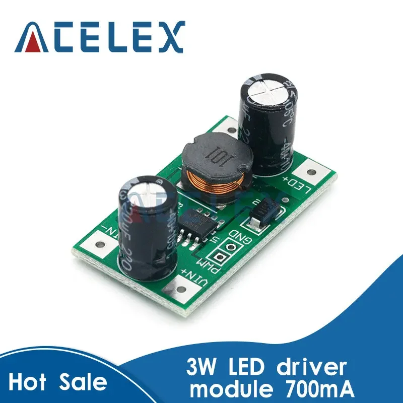 3W 5-35V LED Driver 700mA PWM Dimming DC to DC Step-down Constant Current