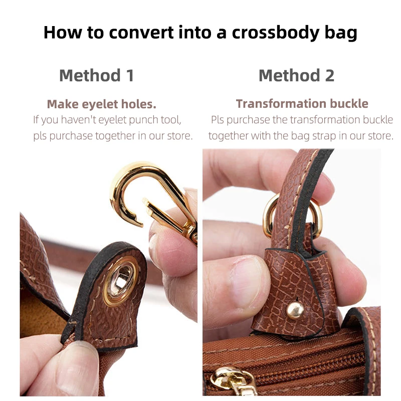 Лямки на плечо WUTA для Longchamp, дамские сумочки через плечо из натуральной кожи, регулируемый ремешок для рукоделия
