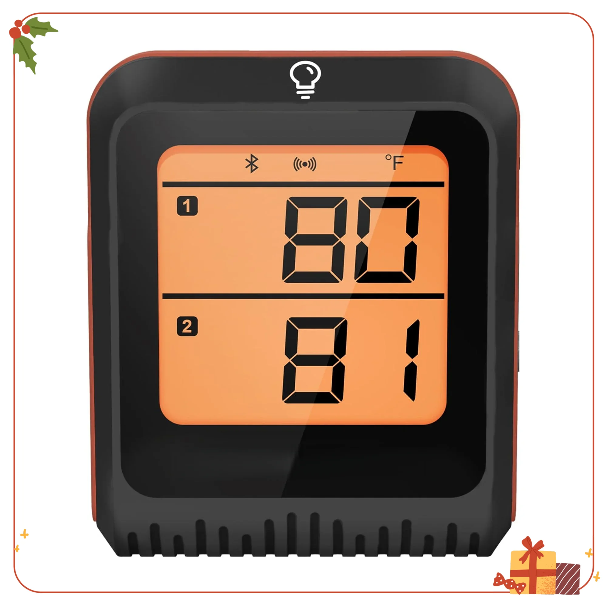 

650FT Wireless Bluetooth Meat Thermometer with Dual Probes for Oven Grilling BBQ