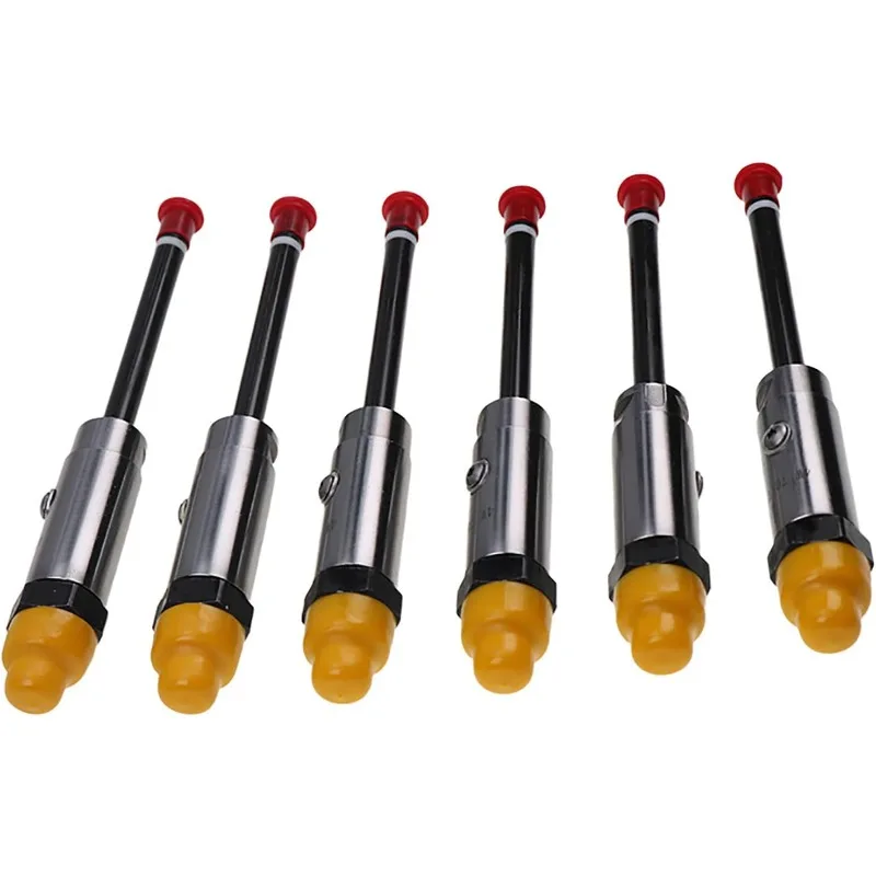 Boquilla de inyector de combustible de 6 uds 4W-7017 4W7017 para motor Caterpillar CAT 3406B 3306 3412 excavadora 245 245B 245D