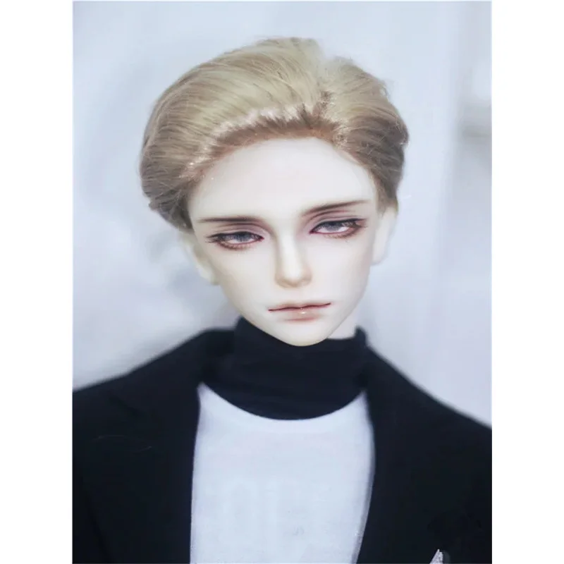 

Парик для куклы BJD, подходит для моделей 1/3, 1/4, 1/6, новый модный мужской стиль, красивые короткие волосы, черный, серебристый, блонд, для кукол-мальчиков.