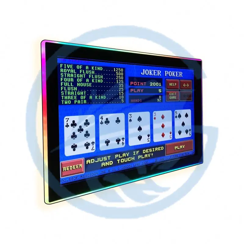 27inch IR LED touch screen vertical skill games monitor