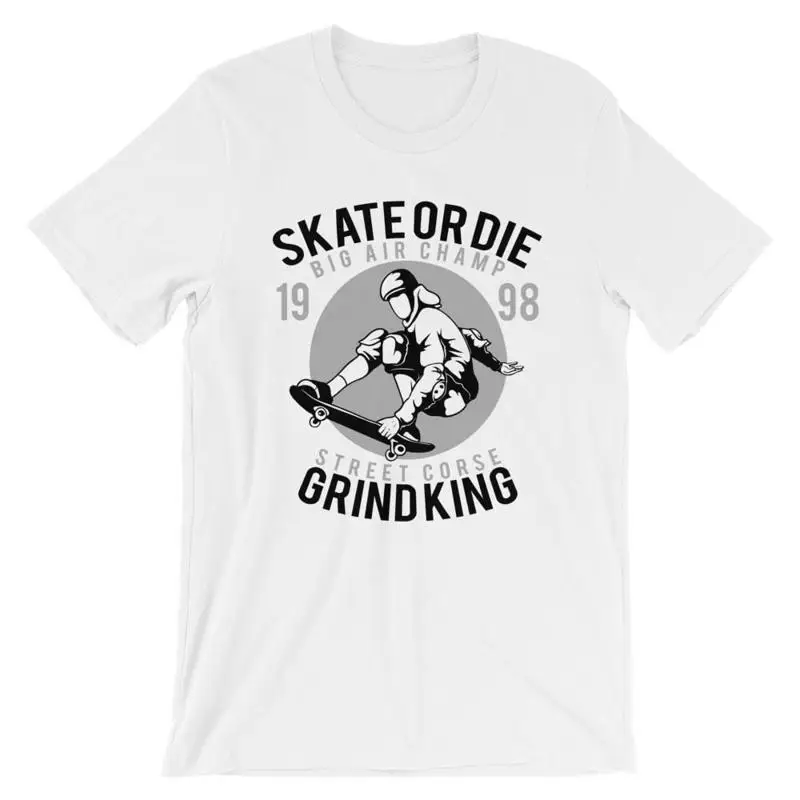 

Skate Or Die T Shirt Skateboard 100 Cotton Premium NEW
