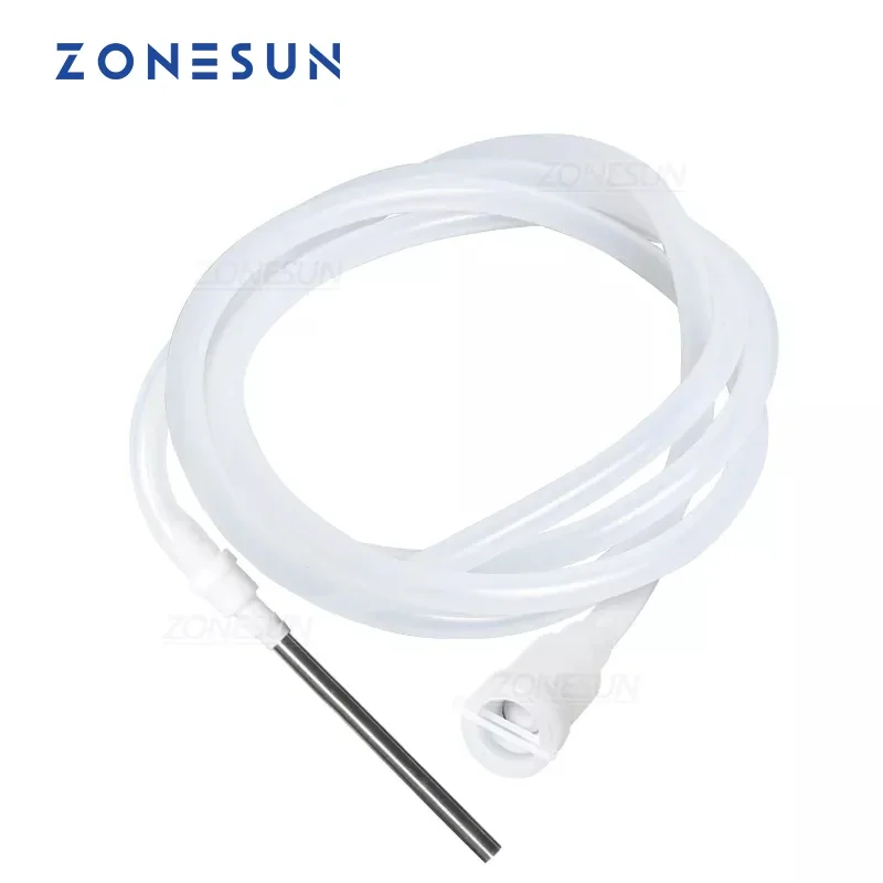 ZONESUN  8mm/10mm 2M Length Plastic Pipe Nozzle Tube For Peristaltic Pump Liquid Filling Machine Part