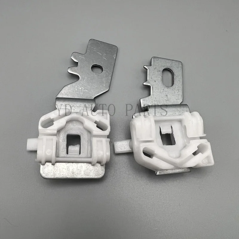 x2 PIECES IRON CLIPS FOR NISSAN PRIMERA P12 FRONT LEFT 2002-2007 ELECTRIC WINDOW REGULATOR REPAIR KIT SLIDER CLIP