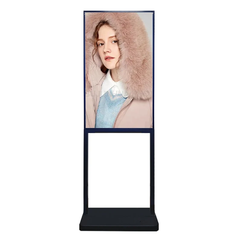 43 Inch Super Thin PC Android Wifi LCD Digital Signage Kiosk Free CMS Cloud Server Advertising Totem for Shop Entrance