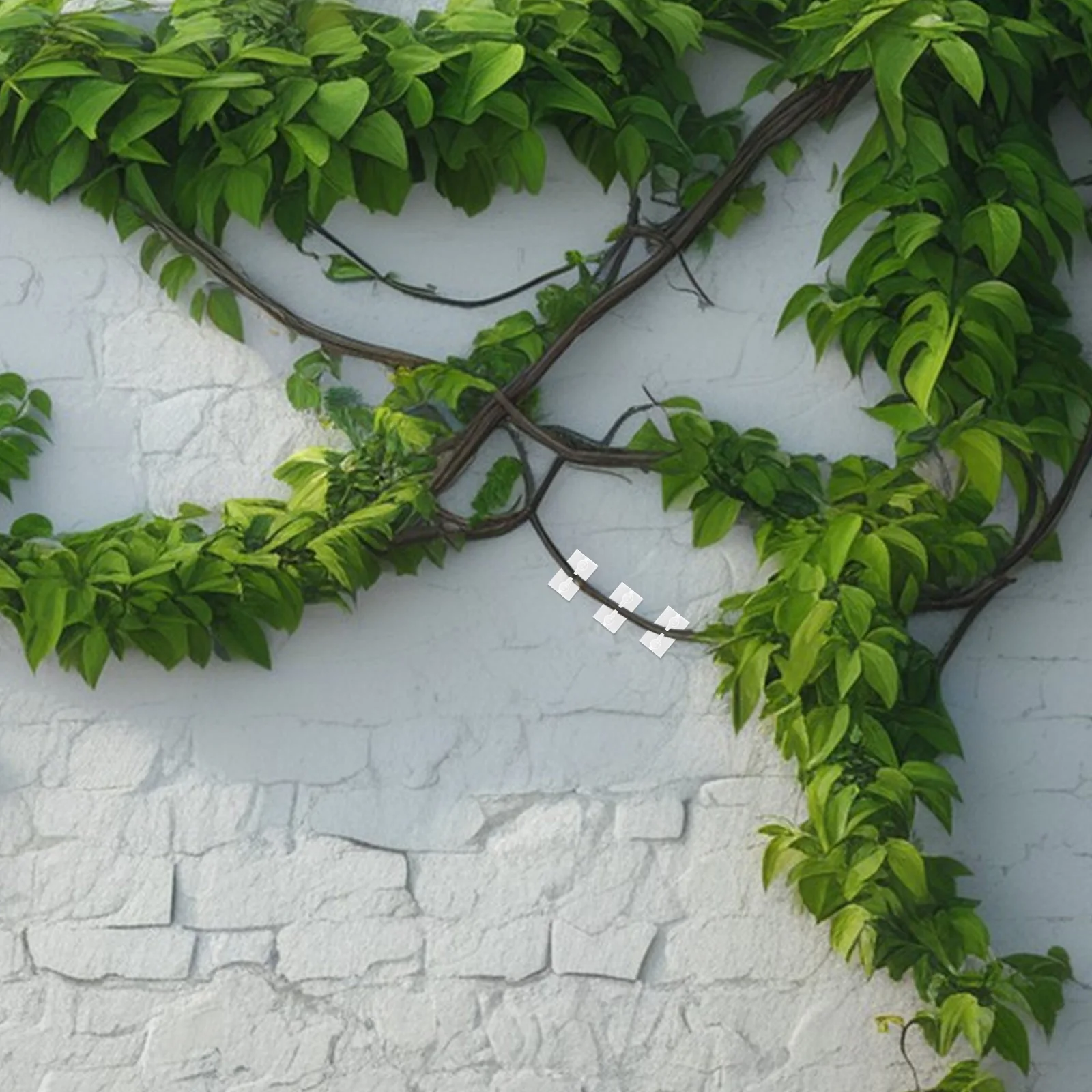

120pcs Green Vine Climbing Wall Retainer Transparent Plant Support Clips Adjustable Garden Stem Fixing Hooks For Indoor Balcony