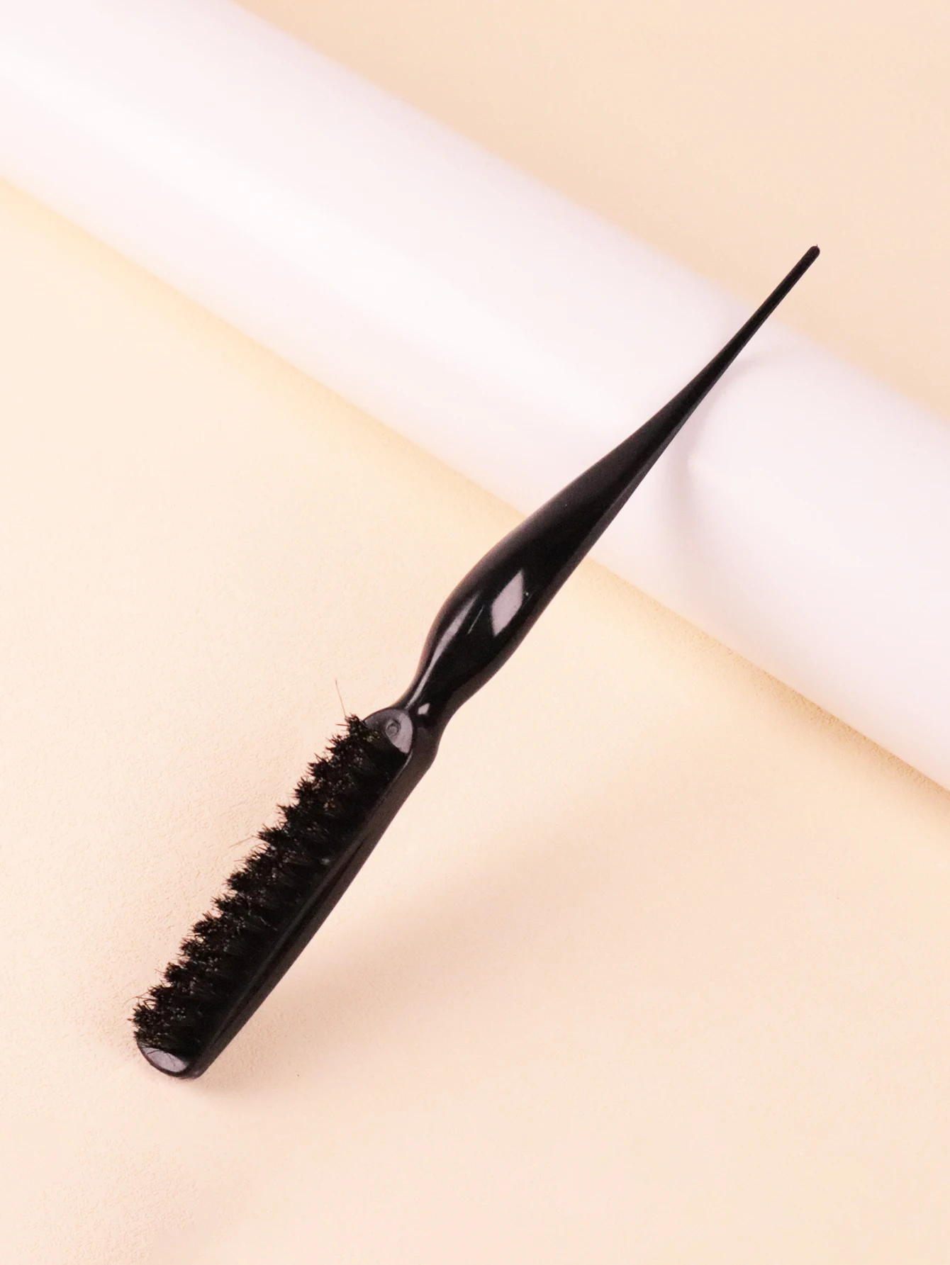 Set pettine per parrucchiere, spazzola posteriore in nylon, pettine a coda di ratto con ago in acciaio, spazzola per il controllo dei bordi Speciale per parrucche di capelli veri