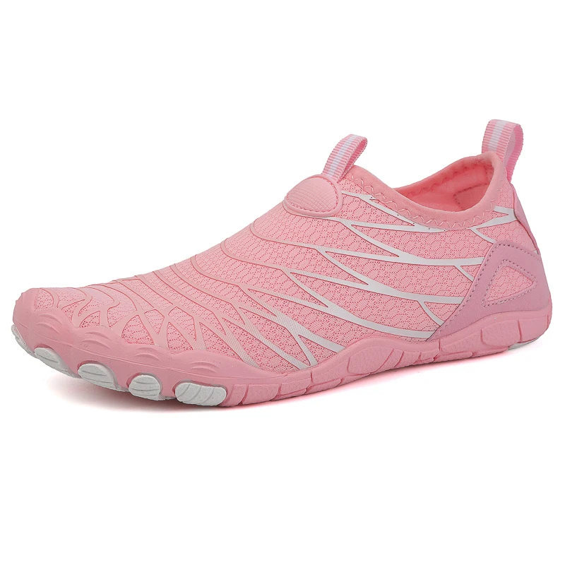 Zapatos de Senderismo Descalzos de Cinco Dedos para Parejas, Zapatos de Playa Antideslizantes de Secado Rápido, Zapatos Deportivos Ligeros y Transpirables