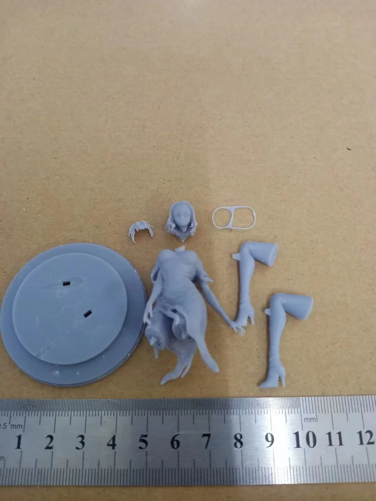 

kneeling Fubuki Nsfw DIY two versions Resin Figures Model Kit 1/24 Scale 75mm Unpainted Unassembled 3D Toy