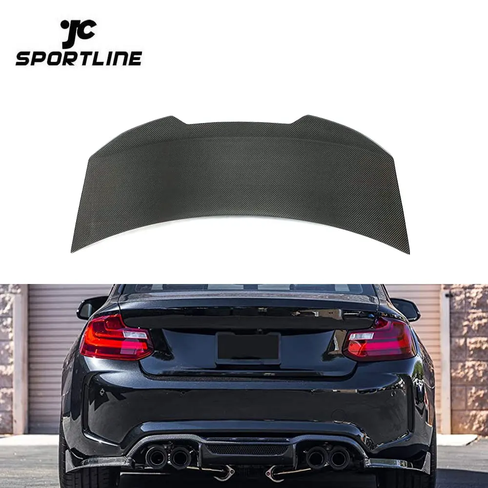 JCSportline M2 Carbon Fiber Trunk Lid For BMW 2 Series F87 M2 M2C Coupe 2-Door 2016-2020
