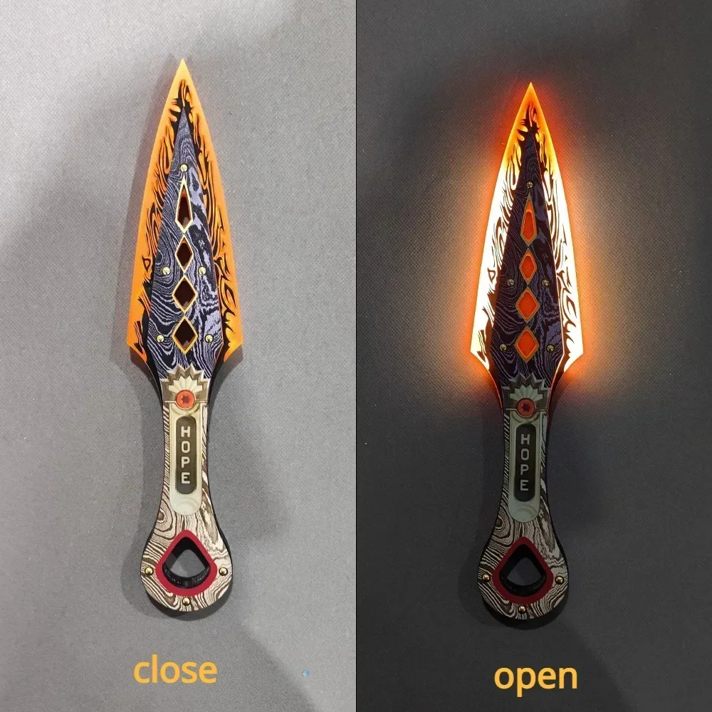 Apex Legends Heirloom Weapons Wraith Kunai Plastic Luminous Cosplay Game Swords Anime Figures Model Collection Toy for Kids