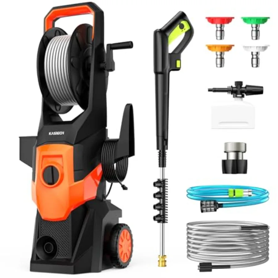 

Мощная мойка высокого давления с пенной насадкой для автомобилей, заборов, патио, террас и подъездных путей