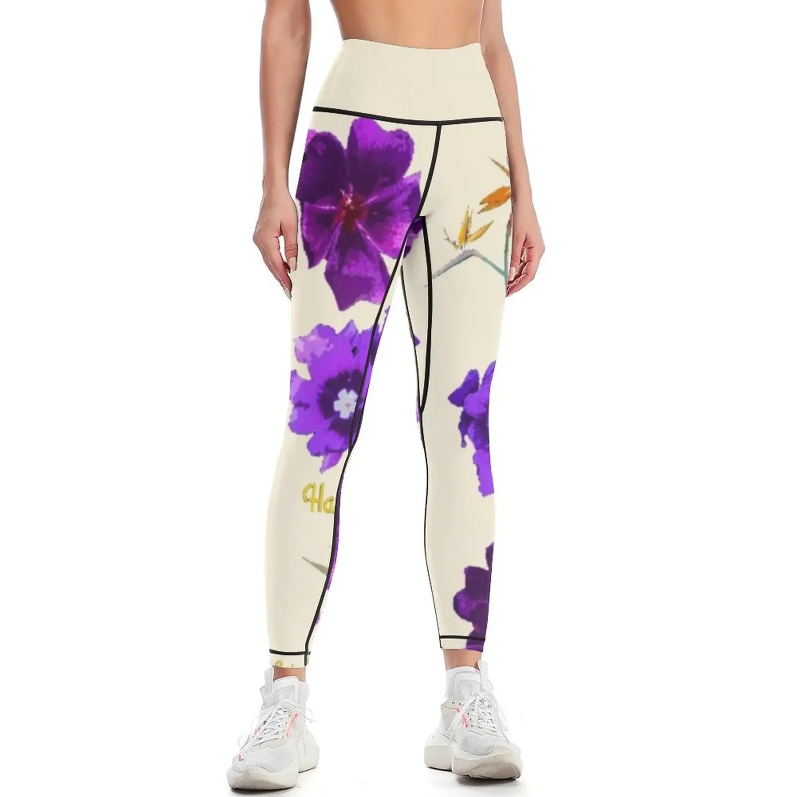 

Ku'u Home Series: Hale'iwa Park Monument Leggings workout clothes for for physical harem pants Womens Leggings