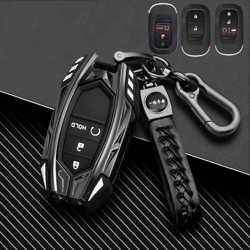 Car Key Case Cover for Honda Civic Crv Accord Fit XR-V VEZEL Jade CRV UR-V Honda Accord 2019 2018 LIFE Crosstour Gienia Envix