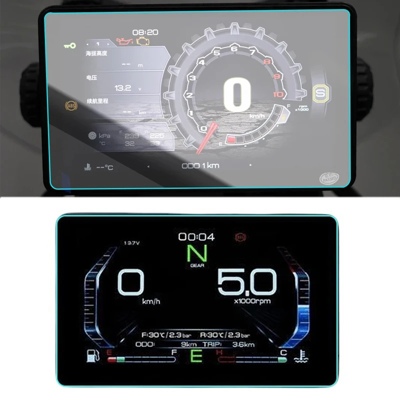For ZONTES ZT368G 368 G 368g 2024 Motorcycle Scratch Cluster Screen HD Instrument Protection Film Accessories