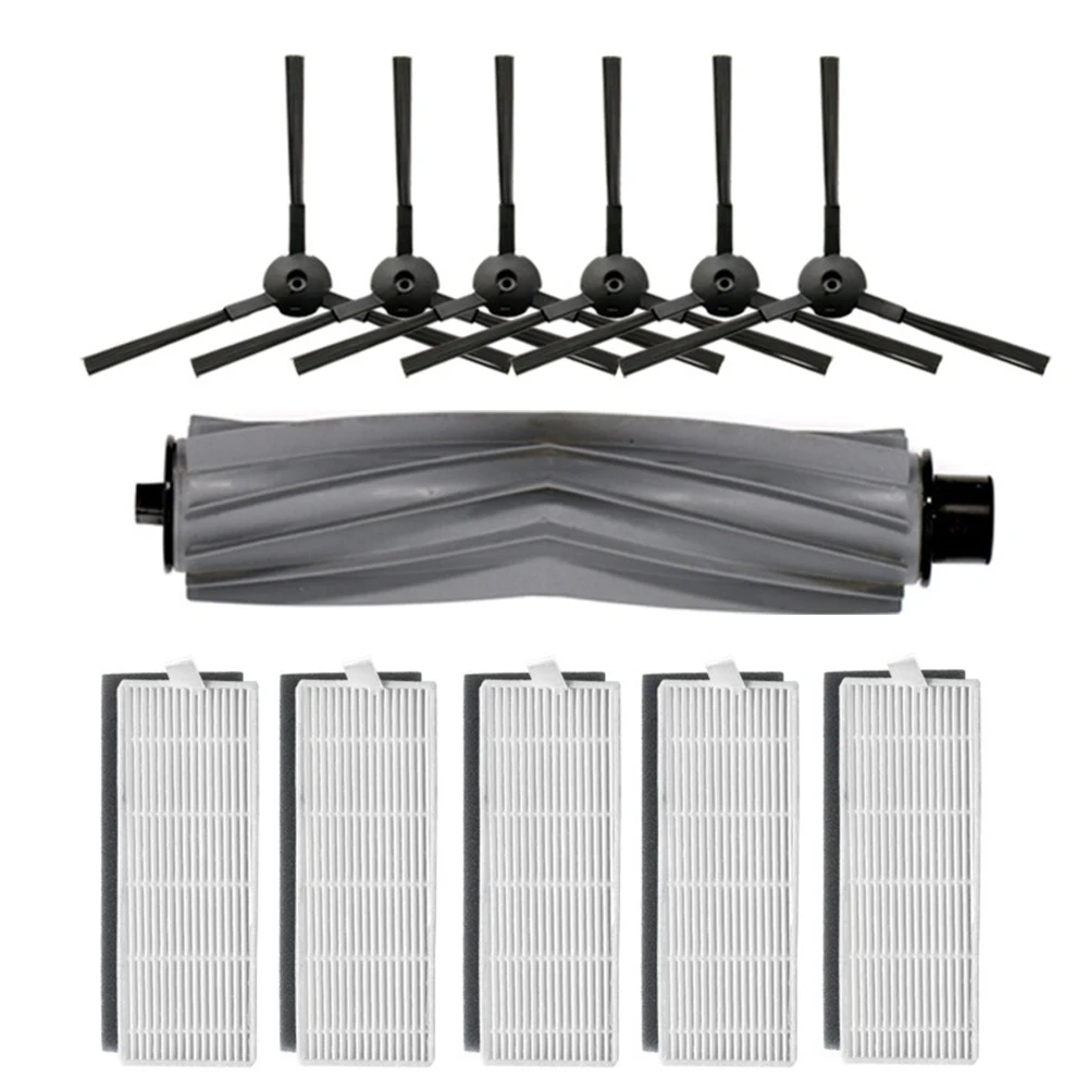 Main Brush Side Roller Filter Set For DOMOOVA DRV80 Animal Robotic Vacuum Cleaner Parts Replacement Accessories