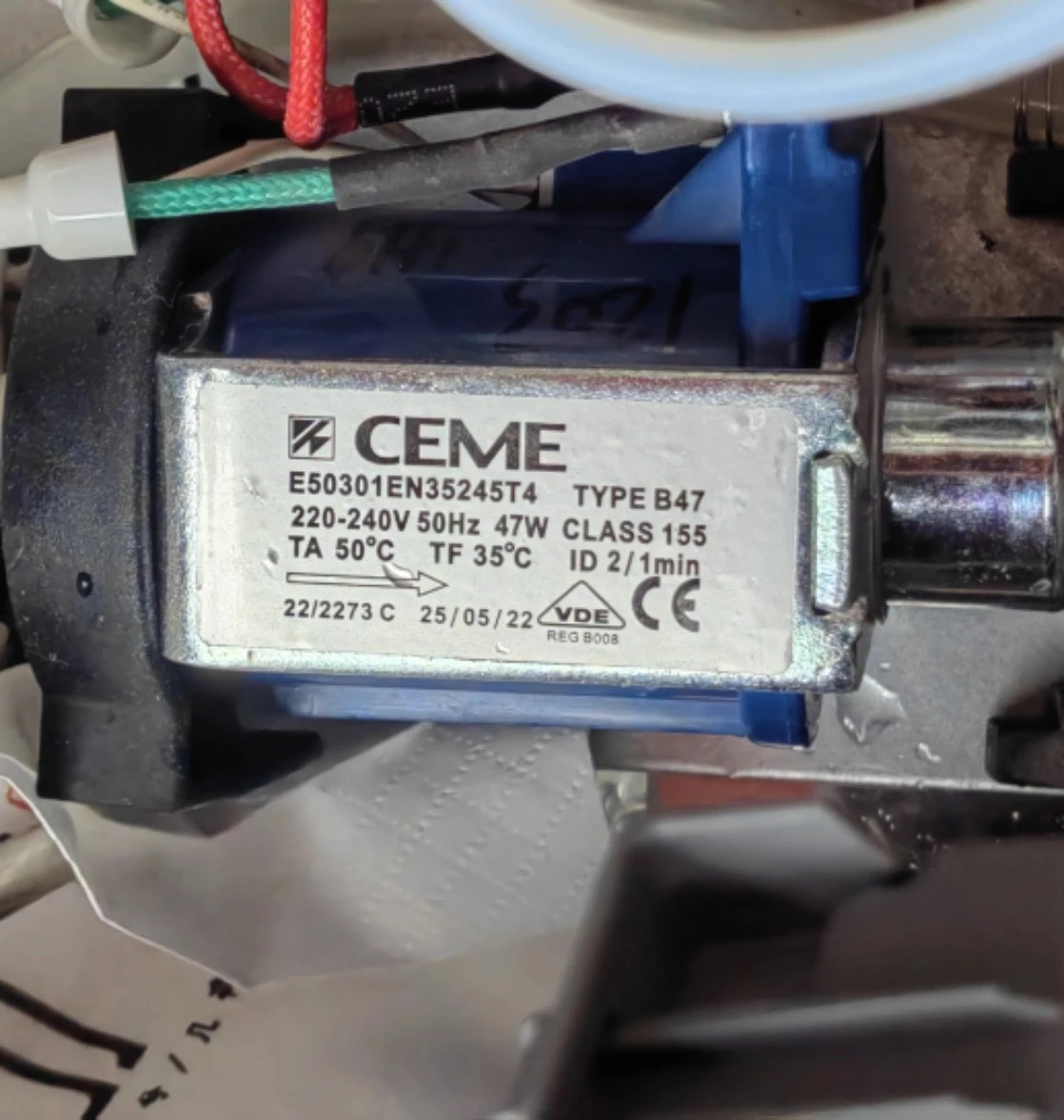 

KD310 Coffee Machine Water Pump Pumping Motor Suction Pump Original Genuine Accessories Steam Engine Accessories