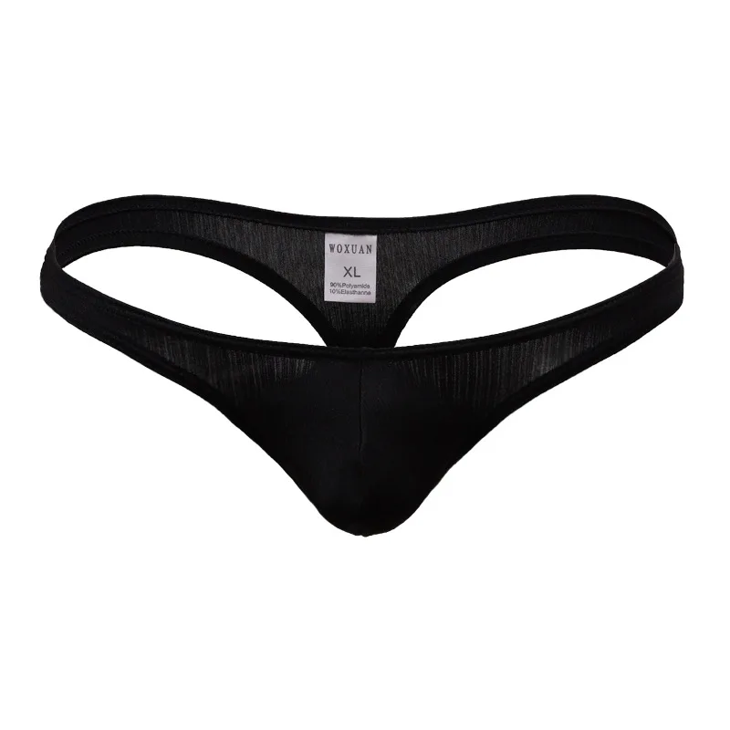 

Sissy Men Thong String Underwear Panties Tanga Jockstrap Brushed Jacquard Low Rise T-Back Underwear