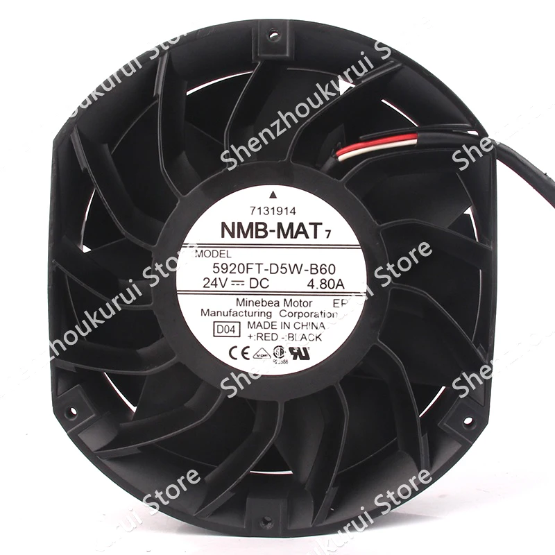 

New NMB DC 24V 4.80A AC EC 17251 large air volume frequency converter 5920FT-D5W-B60-D04 cooling fan
