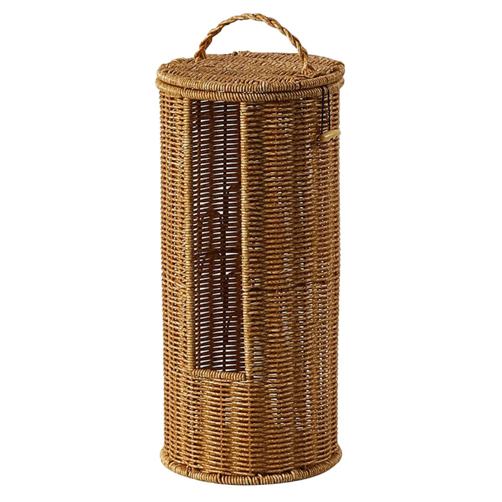 

Handwoven Storage Basket Toilet Paper Storage Holder Decorative Hamper For Towels And Toilet Paper For Bathroom Living Room