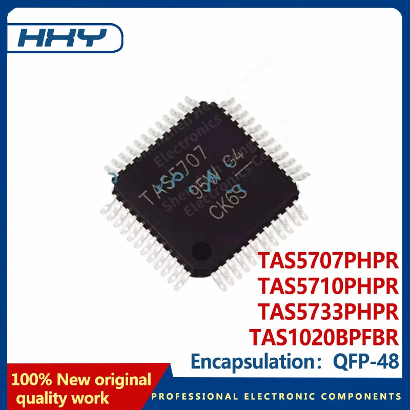 Tas5707phpr tas5733phpr tas5710phpr tas1020btfbr tas5707 tas5733 tas5710 tas102ic chip qfp-48