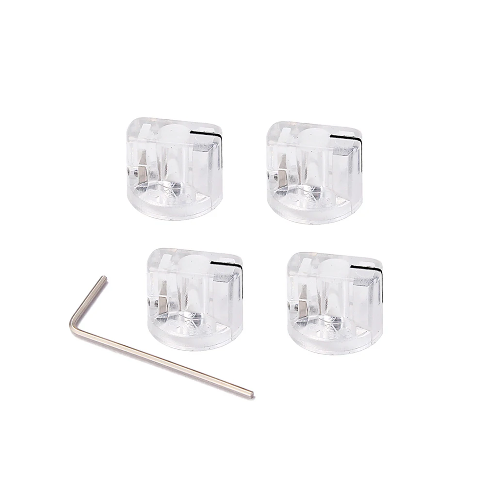 

4pcs Guitar Amplifier Knob Effect Pedal Knobs Pointer Volume Control Wrench Gd68 Tone Adjustment True Bypass Signal Protection