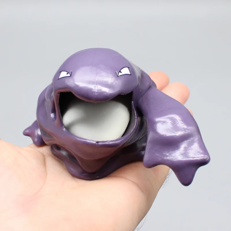 New 1:20 Pokemon Action Figure Muk Scale World Pvc Model Objects Desktop Collection Ornament Doll Children Halloween Toy Gift