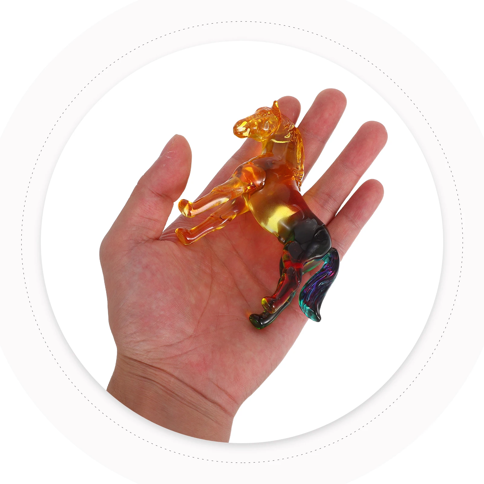 

Crystal Standing Sculpture Horse Horse Statues Figure For Office Desk Home Decor Animal Ornament Table Decoration