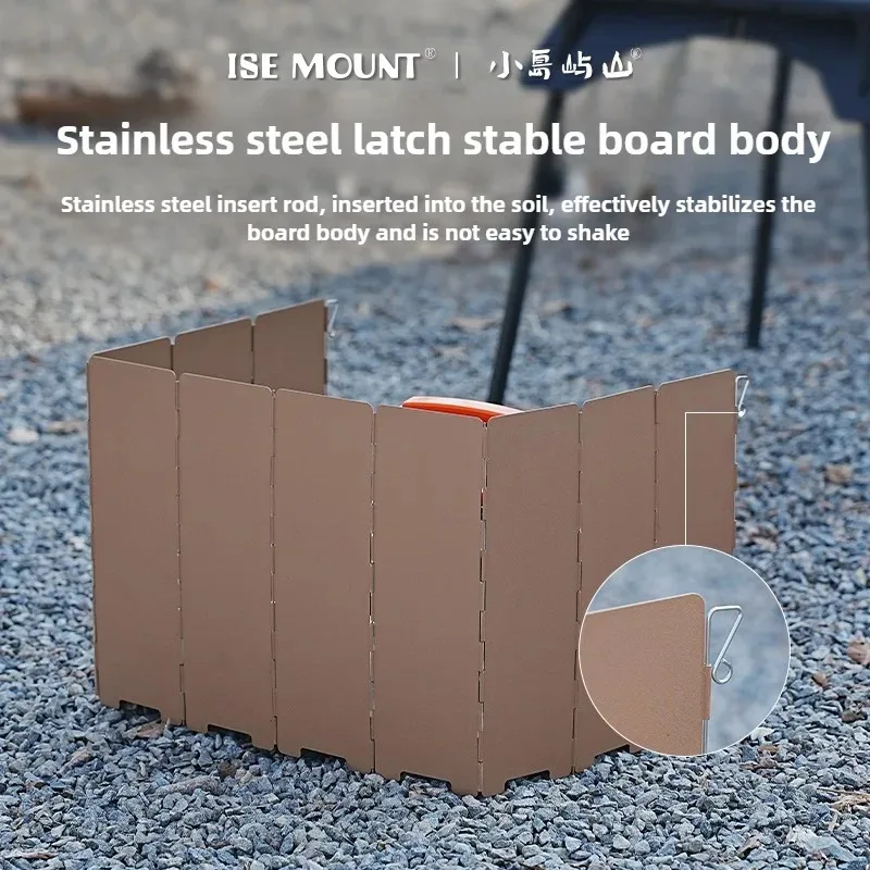 10 قطعة/المجموعة طوي المحمولة الزجاج الأمامي في الهواء الطلق صندوق موقد الزجاج الأمامي رئيس الزجاج الأمامي التخييم قذيفة حاجز الغاز حلقة سخان درع