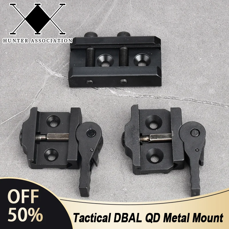 

Airsoft DBAL A2 D2 Mount QD Base Quick Install Remove Metal Plastic Fit 20mm Rail For DBAL PEQ Mounting Seat laser Accessories