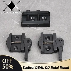 Airsoft DBAL A2 D2 Mount QD Base Quick Install Remove Metal Plastic Fit 20mm Rail For DBAL PEQ Mounting Seat laser Accessories